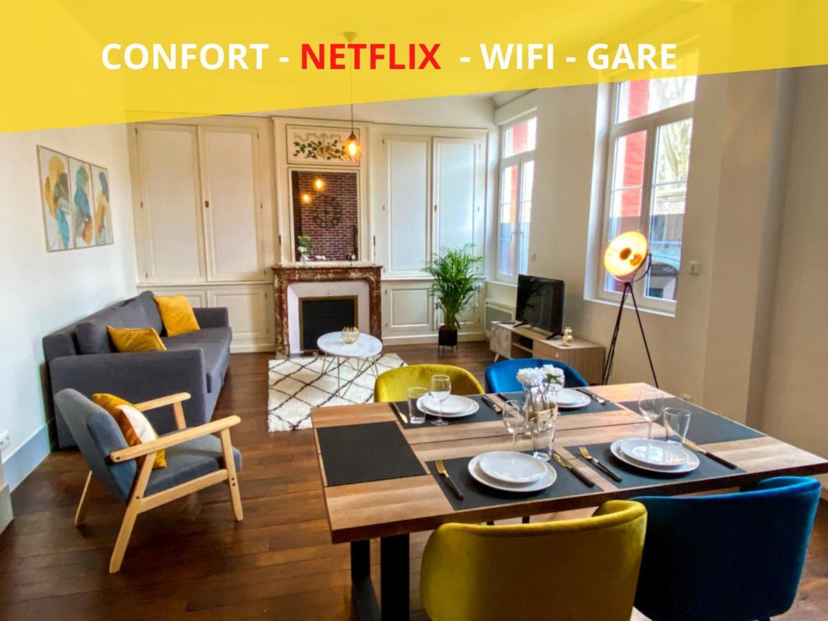 Charmant T2 Hyper-Centre, Netflix, Gare Amiens Eksteriør bilde